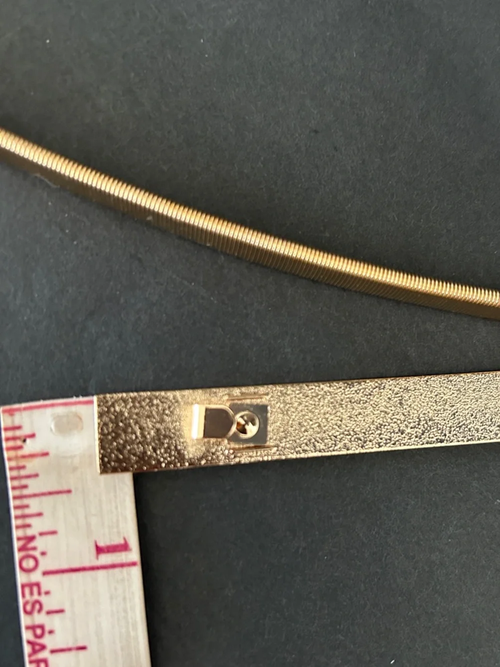 GOLD SPRING METAL BELT